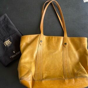 Frye Melissa Shopper Leather Tote - Sunflower
